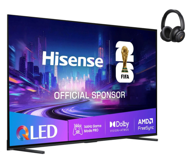 Hisense 100E7Q PRO 100" QLED + SOUNDCORE Q30 - 1532055 - zdjęcie